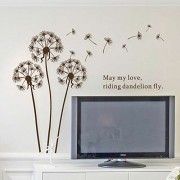 Walplus-Dandelion-Adhesivos-decorativos-de-vinilo-diseo-de-diente-de-len-0