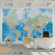 Papel-pintado-fotogrfico-de-Mapamundi-imagen-mural-de-Mapamundi-en-relieve-Decoracin-mural-XXL-de-Mapamundi-Miller-projection-0-2