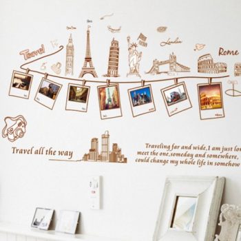 YESURPRISE-Vinilo-Decorativo-Pegatina-Pared-Para-Dormitorio-Sala-Recuerdos-De-Viaje-0